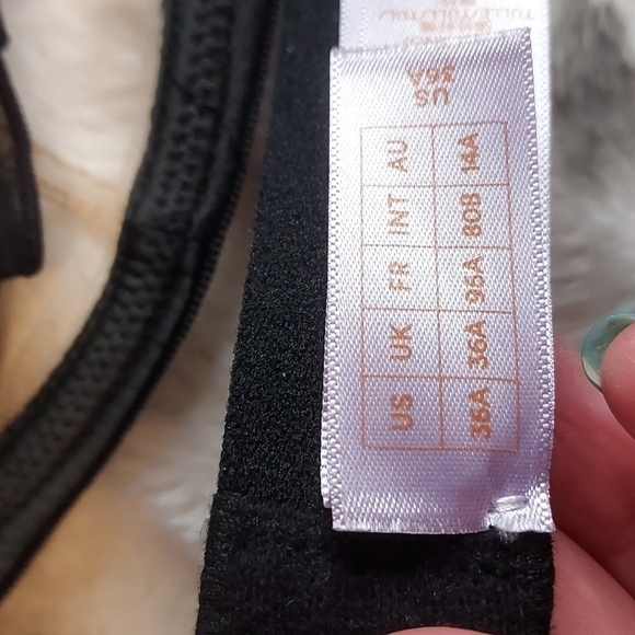 Savage X Fenty Sheer Ruffle Underwire Bra Black - Picture 5 of 12